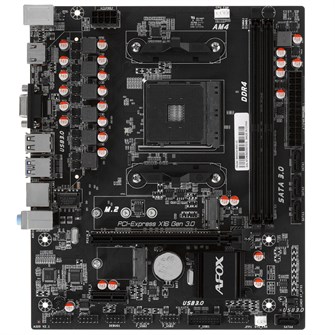 Материнская плата AFOX B450D4-MA5-V2, AM4, B450, 2xDDR4, mAT