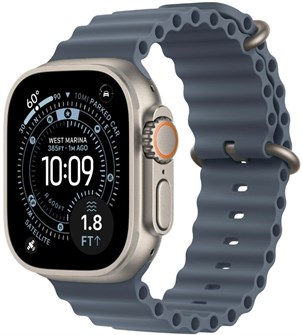 Смарт-часы Apple Watch Ultra 3 Natural Ocean Band Blue
