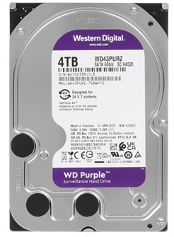 Накопитель 4Tb WD Purple WD43PURZ