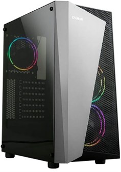 Корпус Zalman S4 Plus черный без БП ATX 5x120mm 2xUSB2.0 1xU